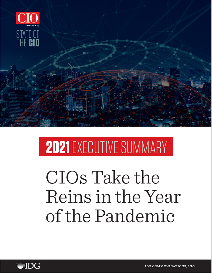 2021 State of the CIO executive summary cover 2021 State of the CIO executive summary cover