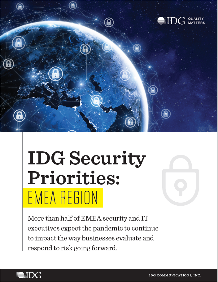Security Priorities EMEA cover Security Priorities EMEA cover